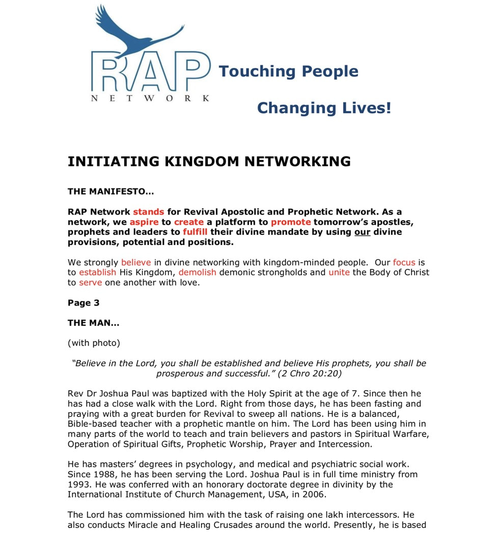 Rap Network RAP Ministries